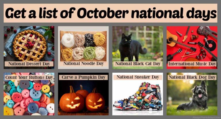 agardeningcook's tweet image. There are more than 250 October national days! Get the full list of national days in October and a free printable planner for the month on Always the Holidays. 🎃🐈‍⬛🍁 #OctoberNationalDays #NationalDaysinOctober #OctoberDays alwaystheholidays.com/list-of-nation… via @AlwaysHolidays