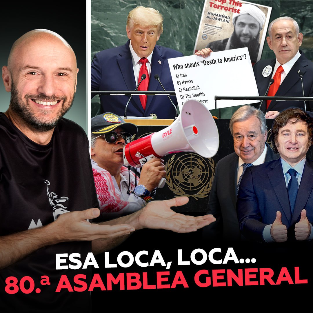 Netanyahu abucheado, Petro desatado, Al Qaeda paseando por Nueva York y Trump siendo más Trump que nunca: quien diga que las asambleas generales de la ONU son aburridas es porque no vio la que acaba de tener lugar 😅 😬

(Nuevo video en minutos)