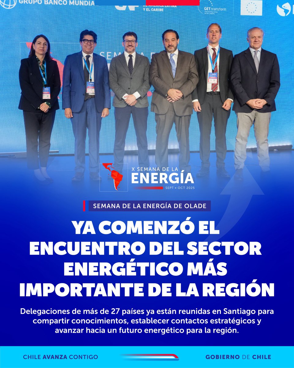 Hoy dimos inicio a la #XSemanaDeLaEnergía de <a href="/OLADEORG/">OLADE</a>, el encuentro del sector energético más importante de la región. 

Se trata de un espacio clave para analizar los avances y desafíos energéticos de la región. ⚡️🌎