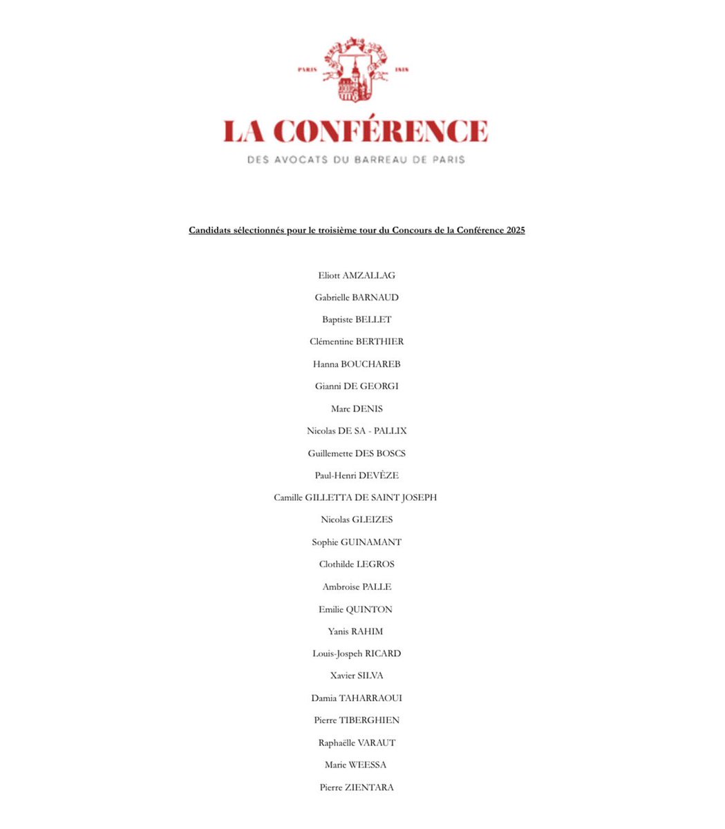 Conférence du Barreau de Paris (@confbarrparis) on Twitter photo 