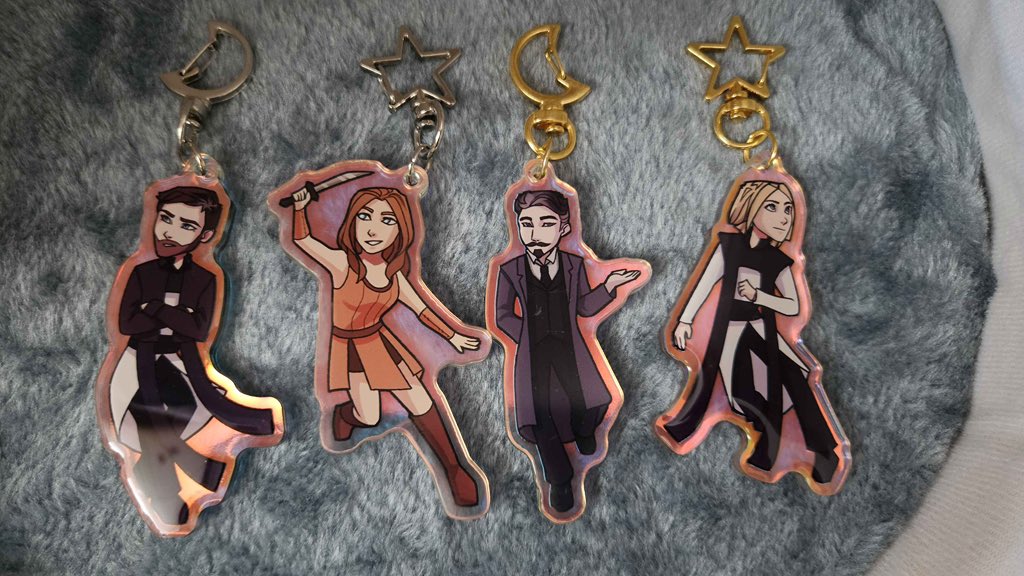 galliversary's tweet photo. ⭐️ DOUBLE-SIDED CHARMS (B Grade, £4 each) ⭐️

*Leela unavailable https://t.co/BRDHr0rhQb