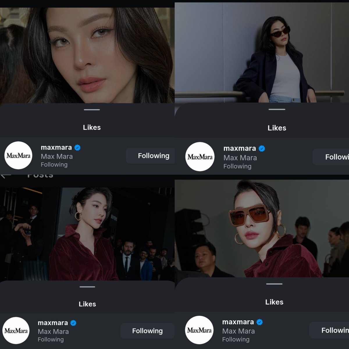 twitjiez's tweet image. Max Mara hit like on several of Faye’s posts!

They’re loving it! 🤗

#MaxMaraxFaye
#MaxMaraSS26
#MaxMara
#MFW
#MilanFashionWeek
#FayePeraya
#ฝ้ายพีรญา