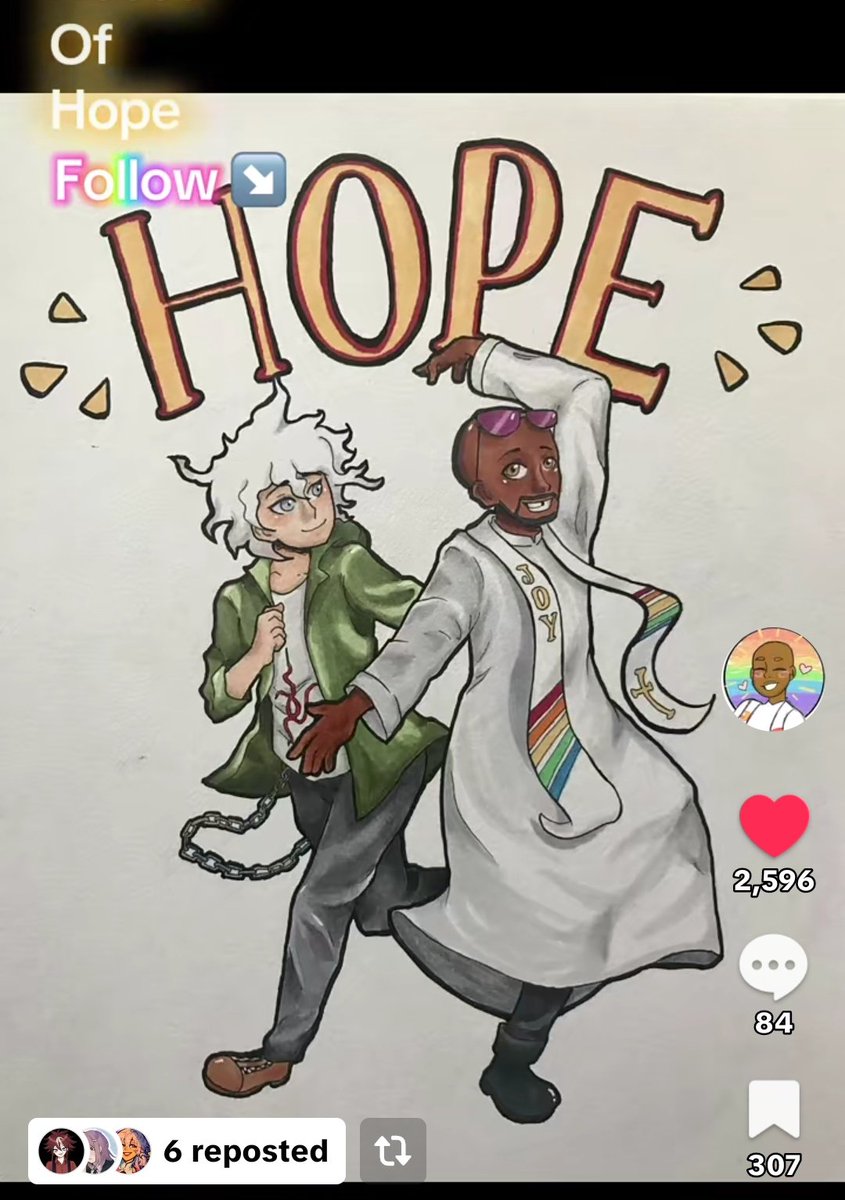 There's a pastor on Tik Tok who's a huge Danganronpa fan and it's the coolest thing ever