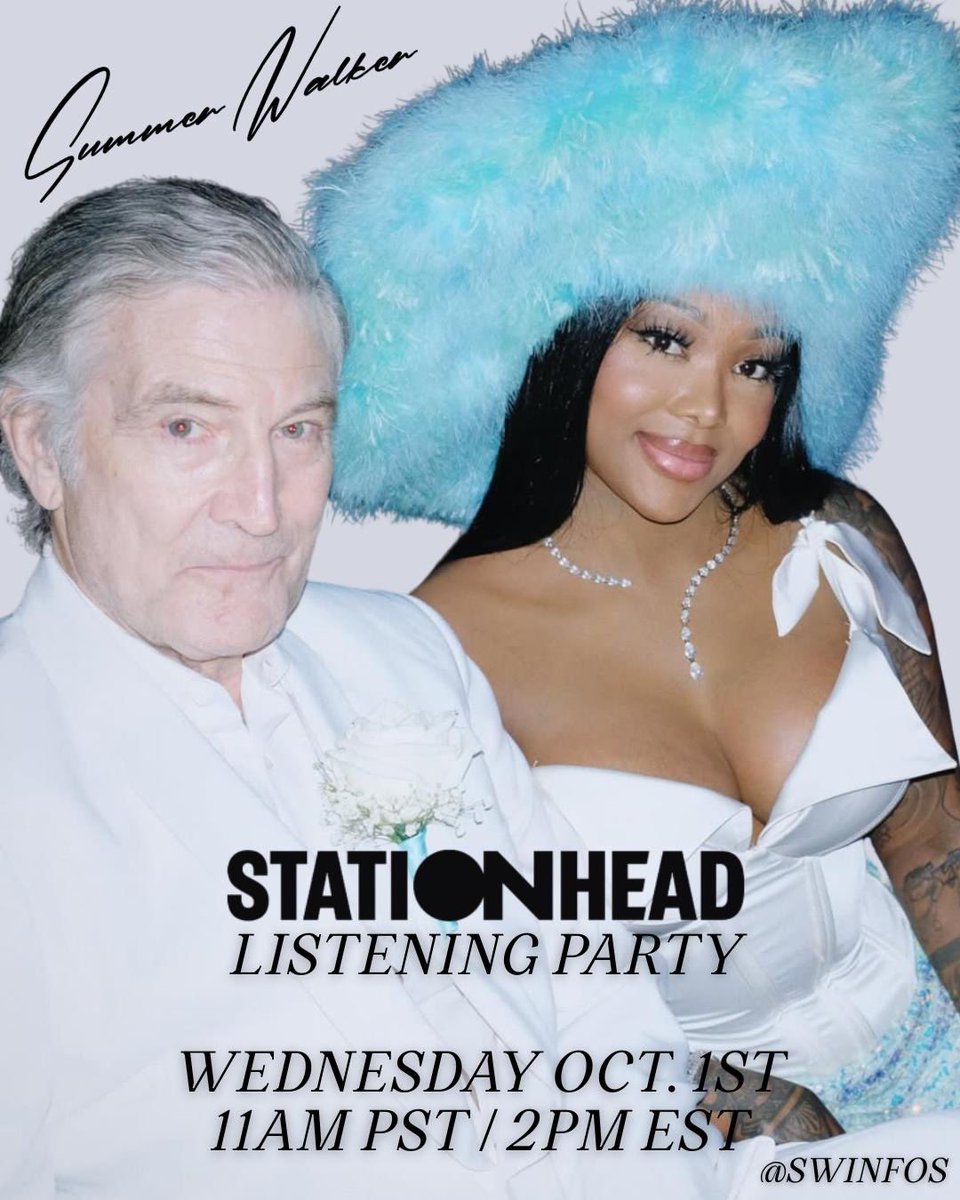 swinfos's tweet image. We will be hosting a Summer Walker listening party on STATIONHEAD this Wednesday at 2PM EST!

📻 Make sure to follow us: share.stationhead.com/jhzsjyqpash8