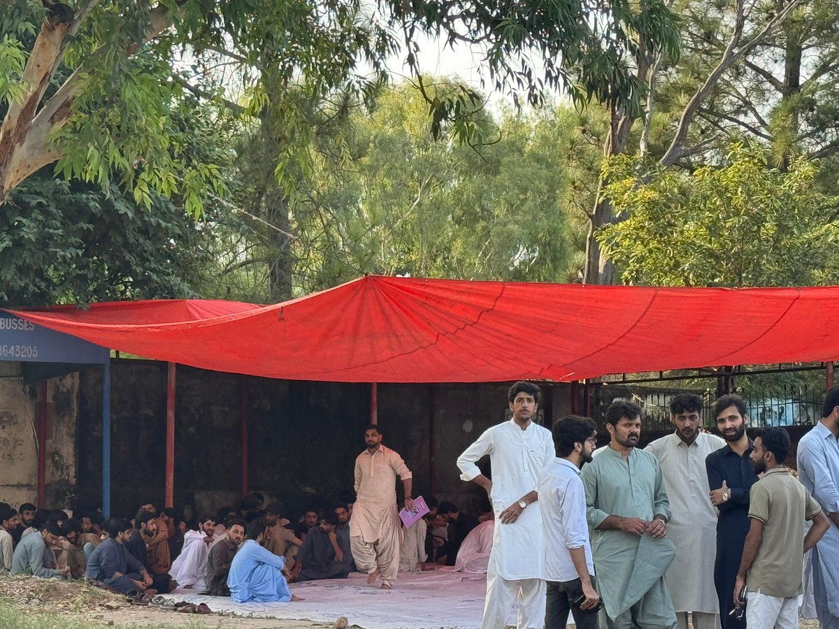 BSCIslamabad's tweet photo. 1/2

Baloch Students Council Islamabad has set up a peaceful sit-in camp within Quaid-i-Azam University highlighting longstanding concerns faced by Baloch students across Pakistan.
#ReleaseSaeedBaloch 
#SaveBalochStudents https://t.co/c284OouM5H