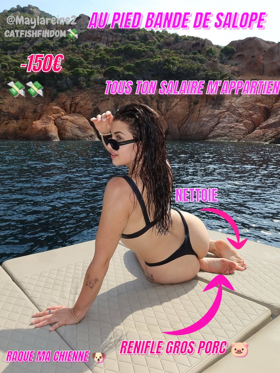 Maylareine2's tweet image. Tu rêves de lécher des pieds parfaits 👣 Tu crois toucher ton fantasme… mais c’est du **Catfish Findom**.
 
📸 Mes **captions** salissent tes envies, les transforment en humiliations qui t’enchaînent. Chaque mot te fait bander, chaque illusion te coûte plus cher. 💸 Tu bandes…