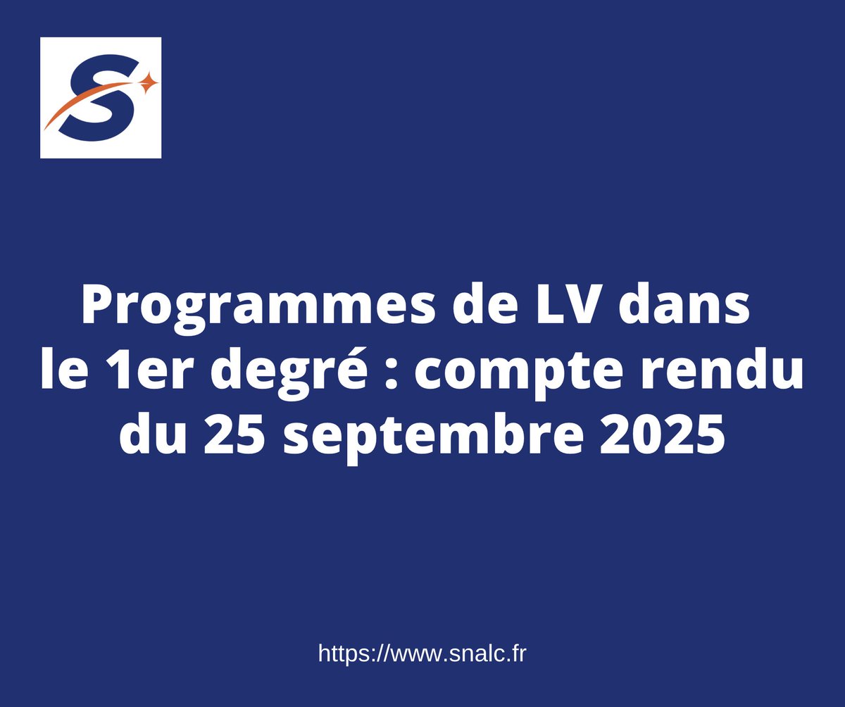 #LanguesVivantes Tandis que des intervenants se perdaient dans des considérations ubuesques et éloignées des projets de #programmes qui étaient l’objet de la réunion, le SNALC s’est évertué à recentrer les débats snalc.fr/programmes-lv-…