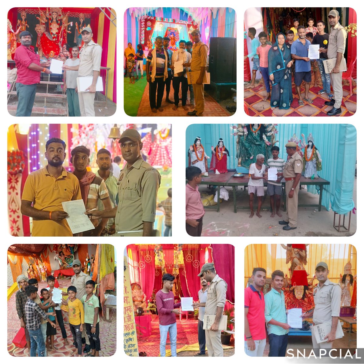 CfofsAz's tweet image. सीएफ़ओ महोदय आज़मगढ़ के निर्देशन में दिनांक 30/09/2025 को @CfofsAz टीम द्वारा दुर्गा पूजा पंडालों का स्थलीय निरीक्षण कर आयोजकों को अग्नि-सुरक्षा हेतु आवश्यक दिशा-निर्देश दिए गए व पंपलेट वितरित किए गए। #FireSafety #DurgaPuja 
@fireserviceup 
@az