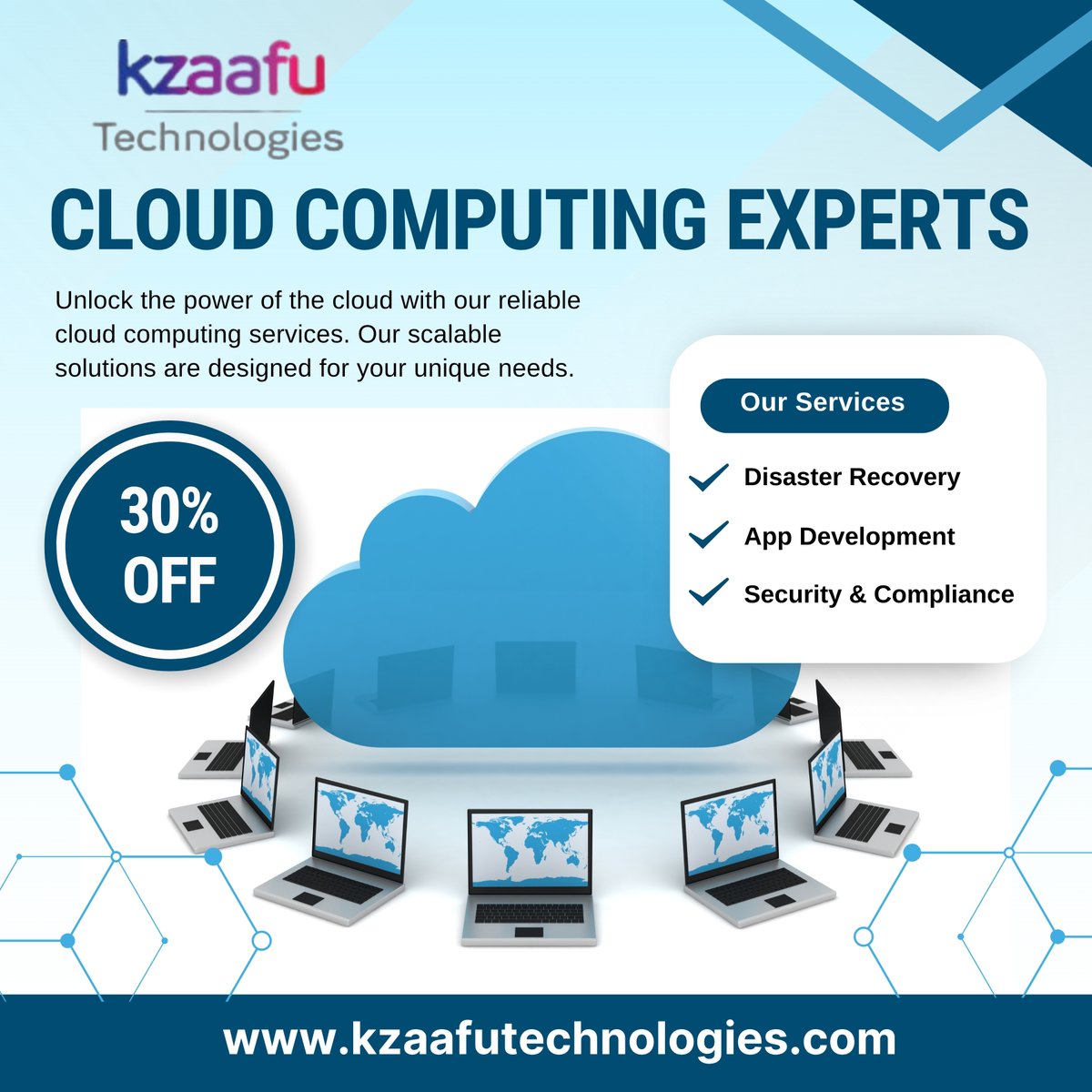kzaafutech's tweet image. ☁️ Scale smarter, work faster, stay secure! 🚀
Get 30% OFF on #CloudComputing services by Kzaafu Technologies 💻🔒
👉 kzaafutechnologies.com
#CloudExperts #TechInnovation #DigitalFuture #KzaafuTech