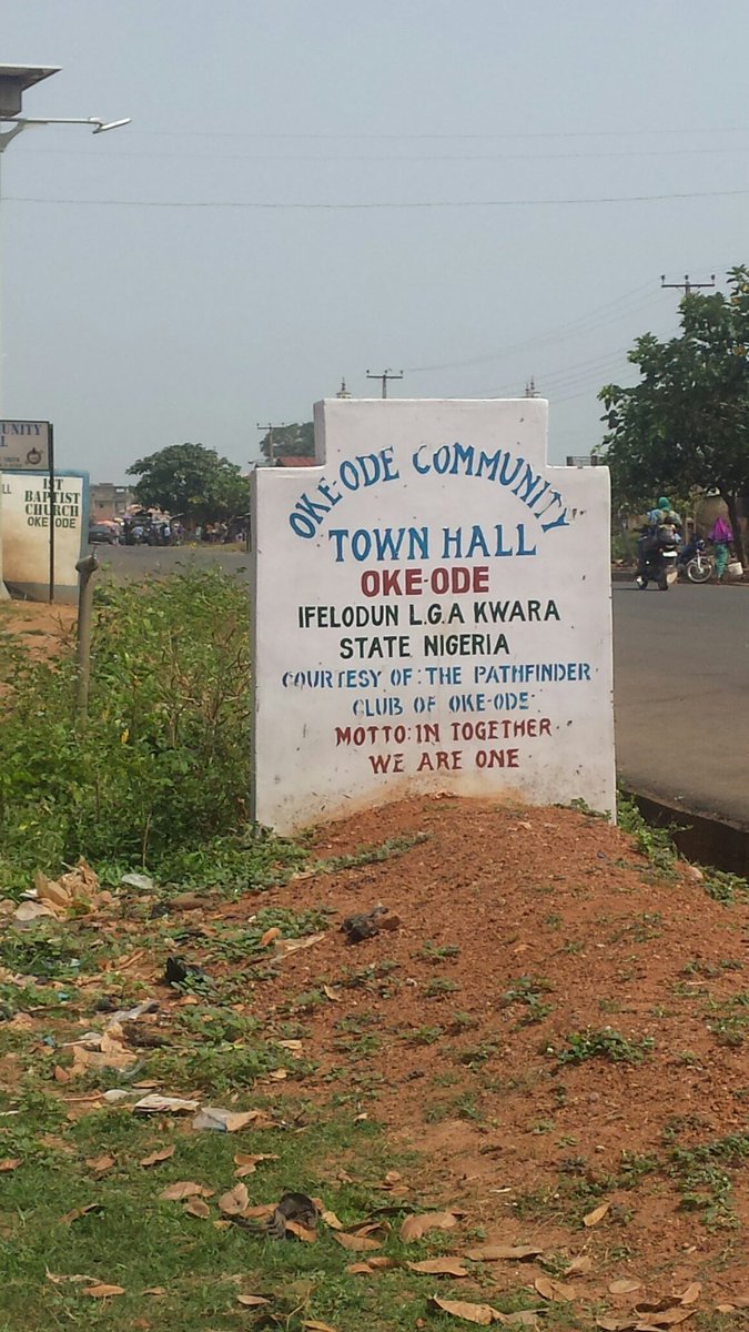 ThinkYoruba_1st's tweet photo. Oke-Ode is a strategic Yoruba city in Ifelodun LGA, Kwara State.

It is part of the Igbomina-Yoruba heritage with roots traced to Ile-Ife, Oyo, and even Ketu. Not far from Esie, where over 1,000 ancient stone figures dated to around 1100 AD were discovered, the town shares in the legacy of one of the oldest Yoruba civilizations. 

Through Nupe raids, Yoruba wars, and the Ilorin conquest of the 19th century, the people of Oke-Ode held on to their identity. Missionaries later brought Christianity and schools, while colonial rule placed the town under Ifelodun District alongside other Igbomina communities. Known for hunting, wood carving, and cloth weaving, their craft traditions still survive. Today, Oke-Ode serves as a district headquarters, a farming and trading hub, and a cultural crossroads near Kogi State—a community that has endured centuries and still stands strong as a symbol of Yoruba resilience.