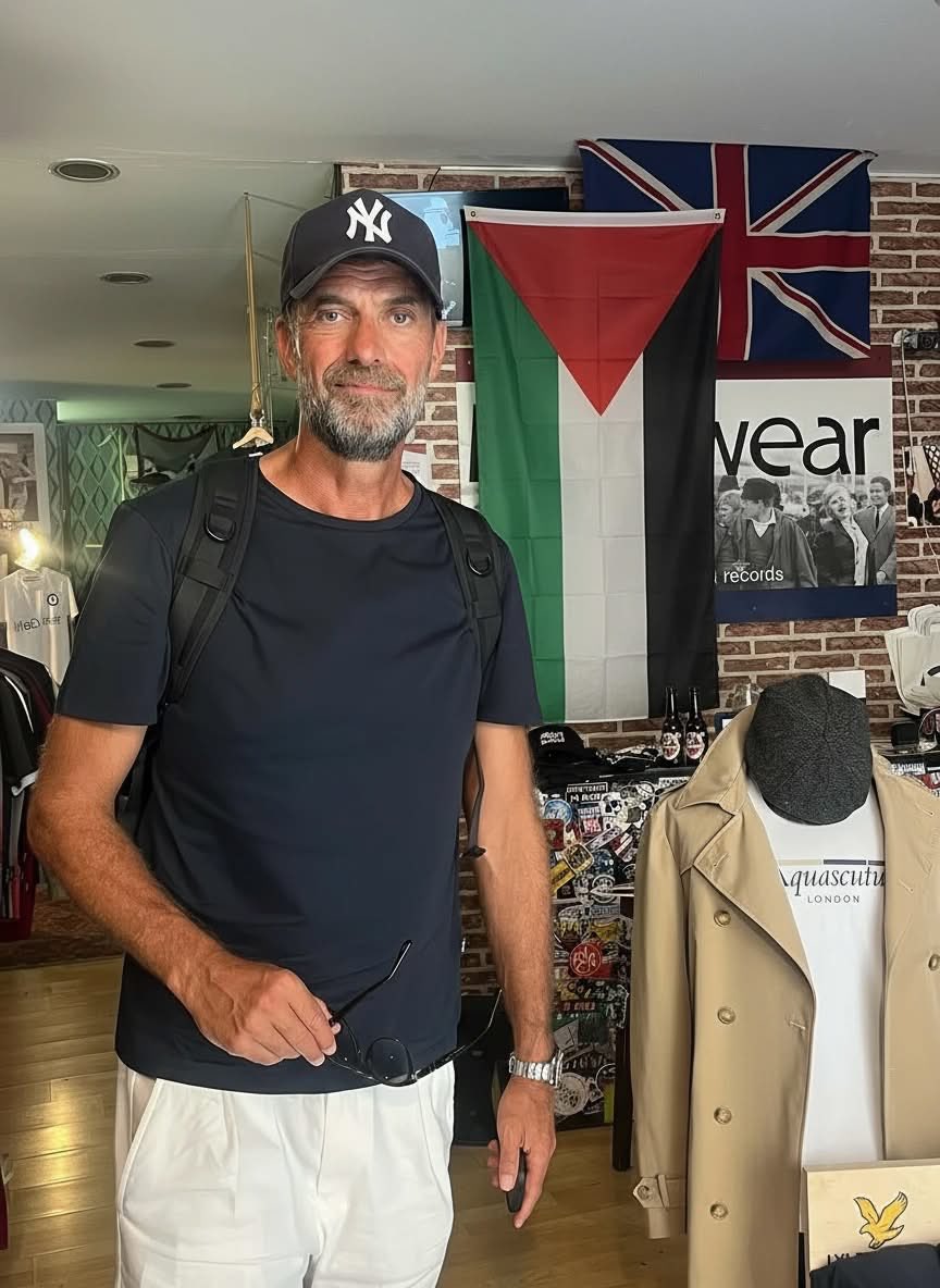 ultras_antifaa's tweet image. Jürgen Klopp &amp;amp; Free Palestine