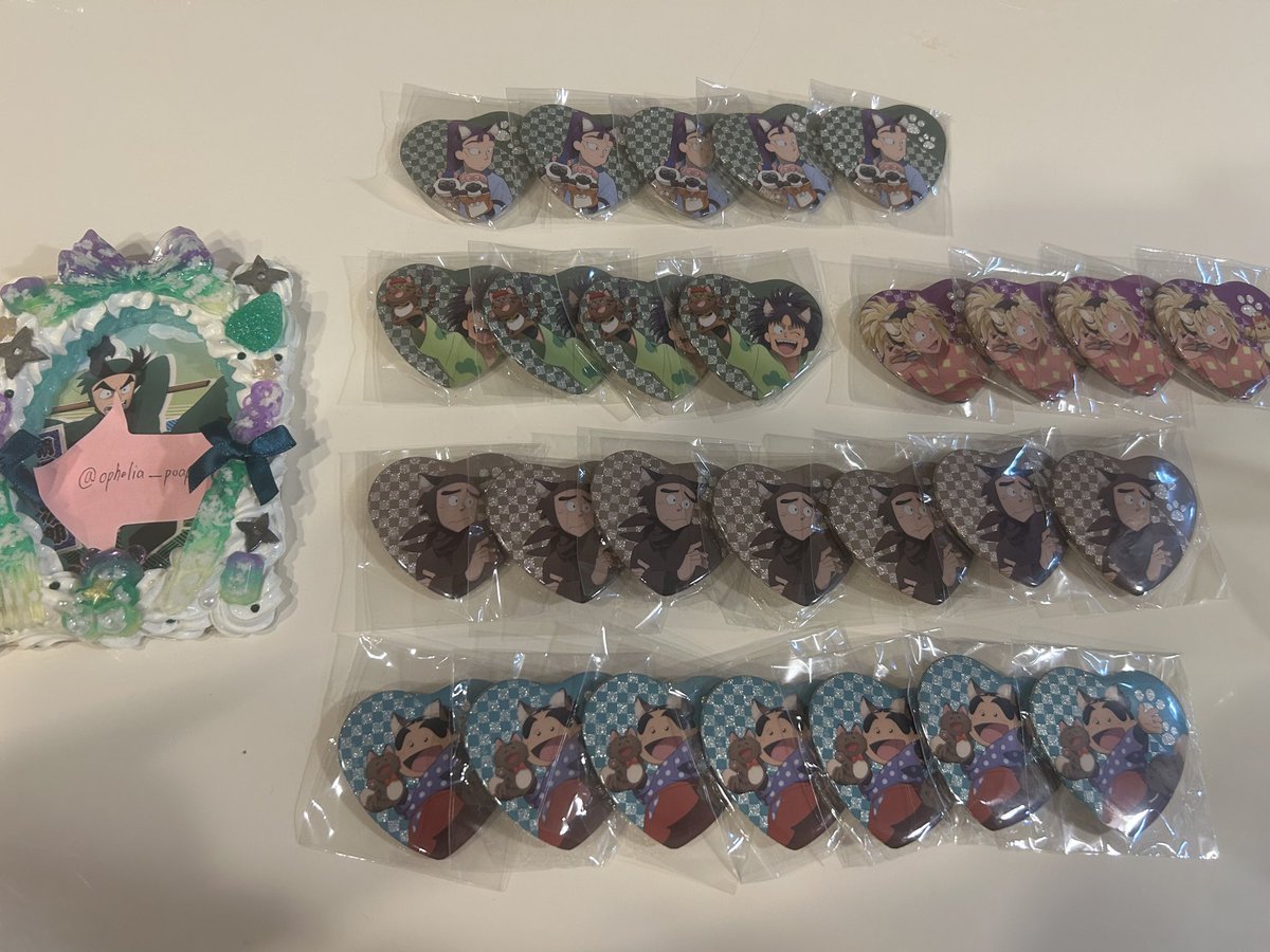 【交換】忍たま 忍たま乱太郎 ナンジャタウン ハート型缶バッジ弐
譲: 福富7（＋2）立花5斉藤4七松4 諸泉7(田村12点入手予定)
求:潮江 
郵送、リトリン必読
検索からでも気軽にお声がけ下さい✨️