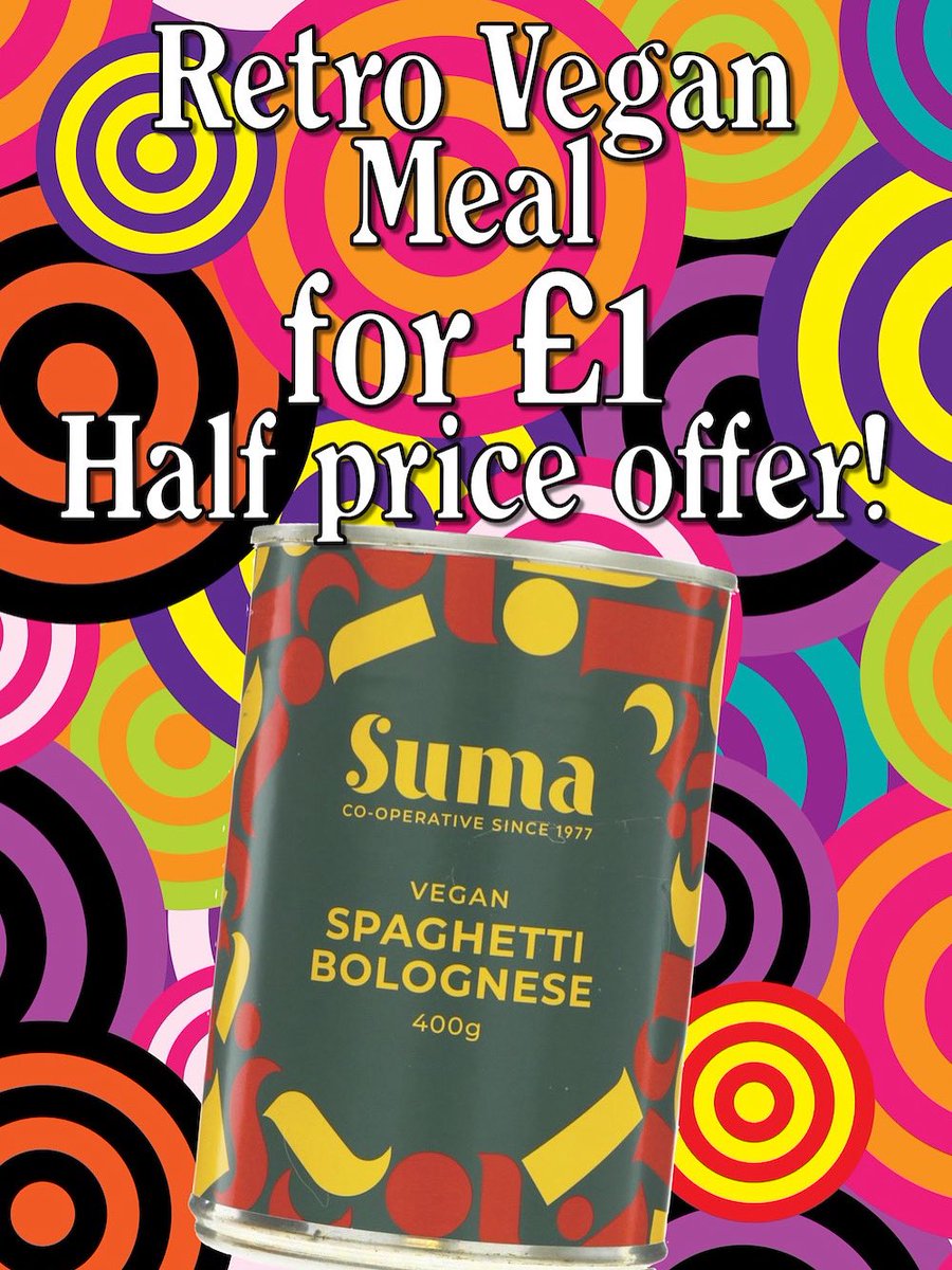 #Retro vegan meal offer! #spagbol