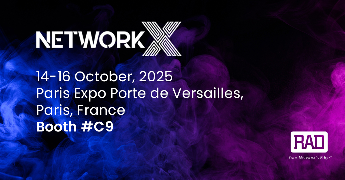 RADdatacomms's tweet image. Let’s meet in Paris: We’ll be waiting for you at Network X Europe, Booth # C9 to discuss quantum-safe encryption, Ethernet &amp;amp; IP convergence, native Ethernet over 5G fixed wireless access, L2 DDoS protection at the edge, &amp;amp; much more!
 
Book a meeting here: hubs.la/Q03LmWHV0