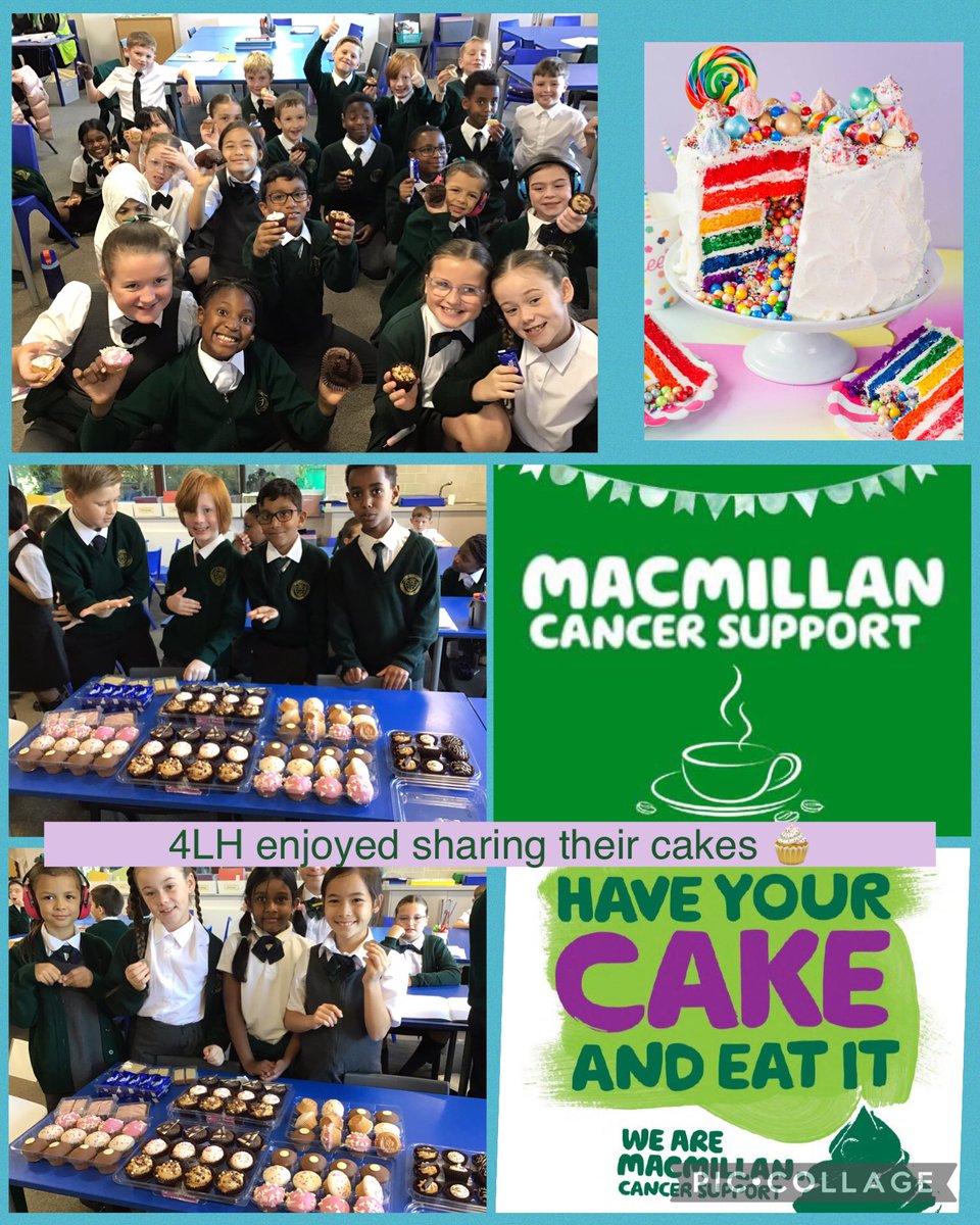 Lots of money raised this week from Year 4 for a very worthy cause #macmillancoffeemorning