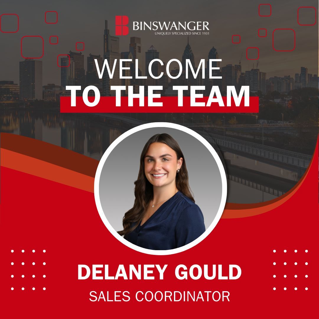 We’re excited to welcome Delaney Gould to our Mid-Atlantic team! 🎉 With a background in marketing, communications, and creative storytelling, she brings great energy and expertise to the team.

#TeamBinswanger