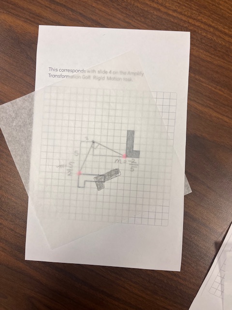 MrsCookMSMath's tweet image. When it comes to transformations on the coordinate plane, having patty paper for Ss to visualize rotations, reflections, and translations is a huge help! 💚