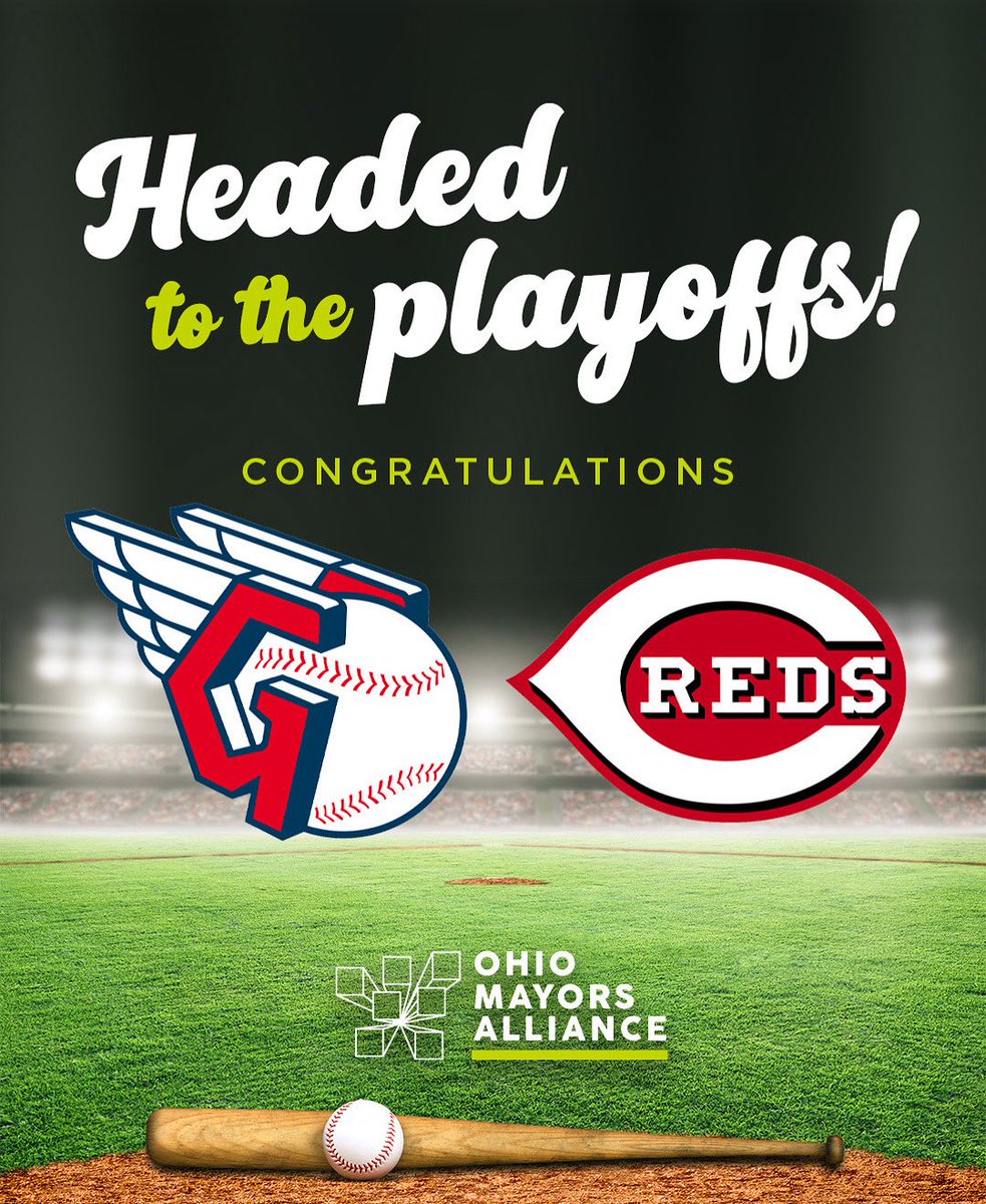 Two teams. One state. Congratulations to the Cleveland Guardians &amp; Cincinnati REDS heading into the post season of MLB! This marks only the 4th time in history that both the Reds and Guardians are playoff bound🧢 ⚾️  #OctoberFever #OhioBaseball
