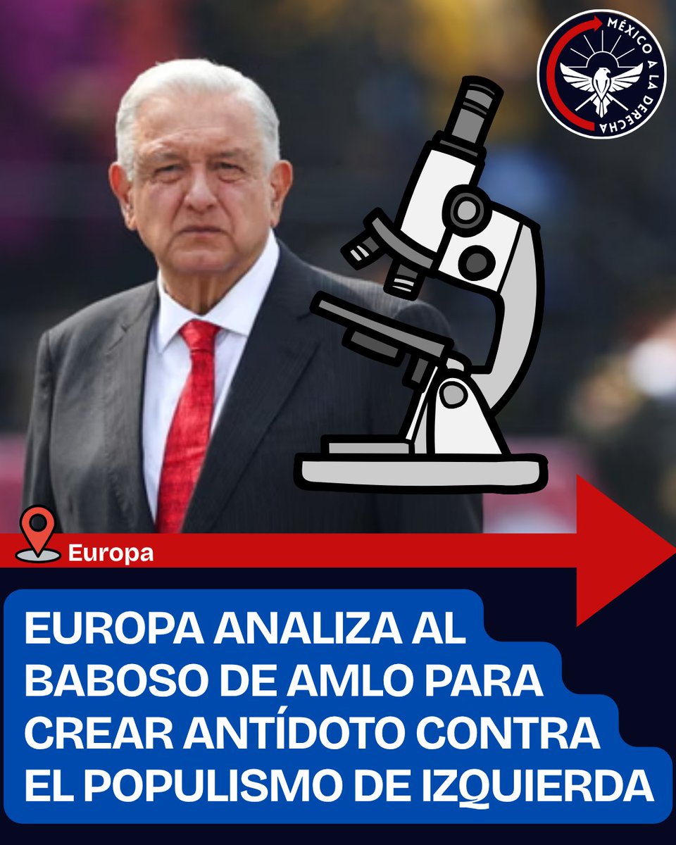 🚨🚨🚨EUROPA ANALIZA AL BABOSO DE AMLO PARA CREAR ANTIDOTO CONTRA EL POPULISMO DE IZQUIERDA
👇👇👇

La Unión Europea financia un proyecto irlandés que estudia la comunicación visual del viejito fugitivo, desde sus campañas hasta mañaneras, para encontrar un antídoto para el