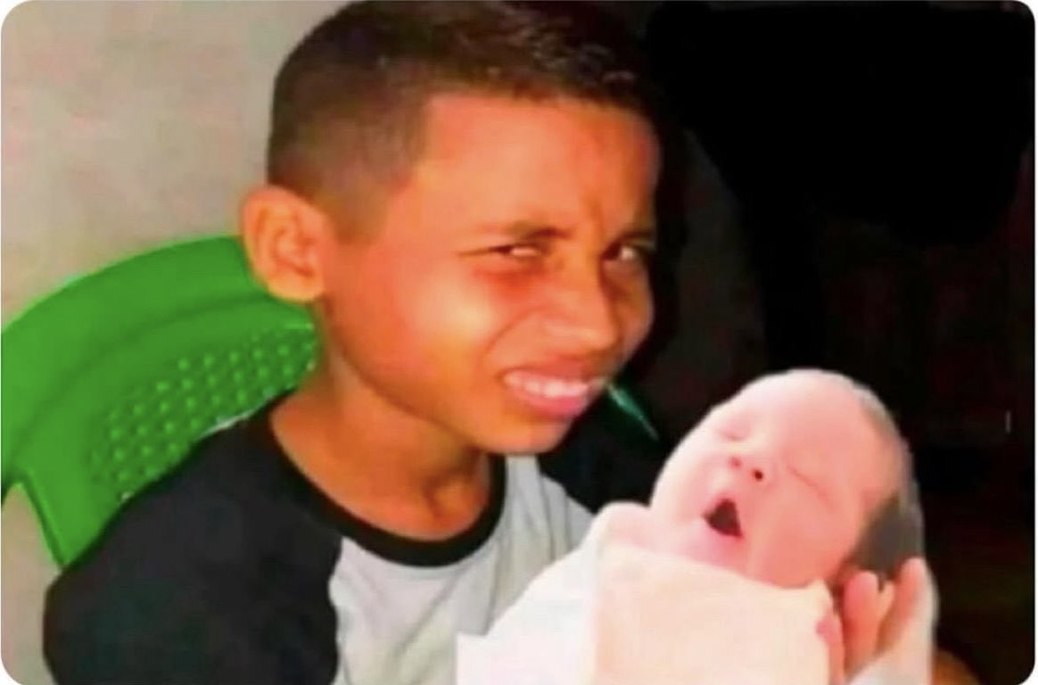 quando eu seguro um bebê e alguém diz: "falta
você ter o seu agora"