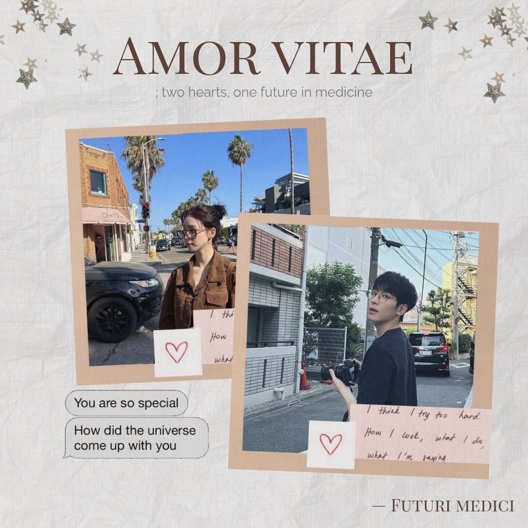 fefling's tweet image. AMOR VITAE ; two hearts, one future in medicine.

an AU written by @fefling