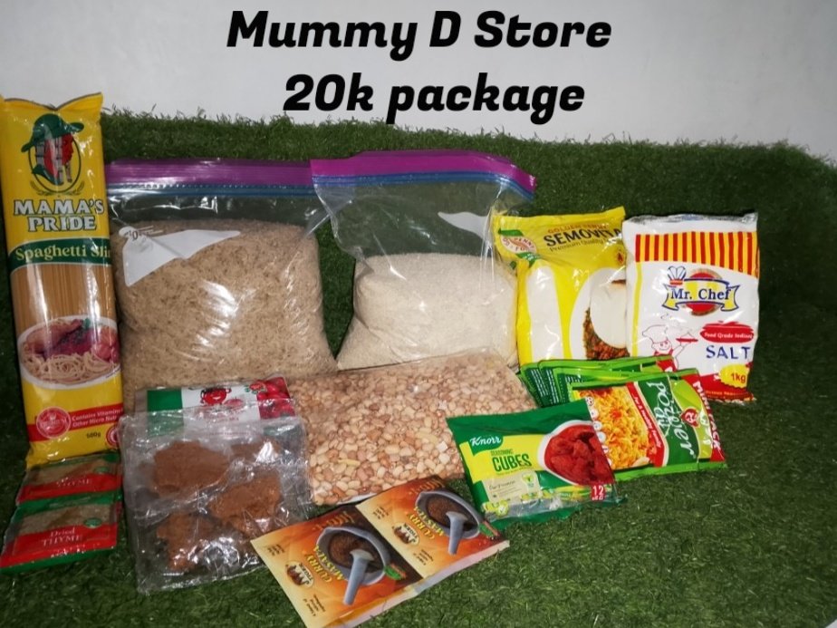 We have affordable foodstuffs in store.