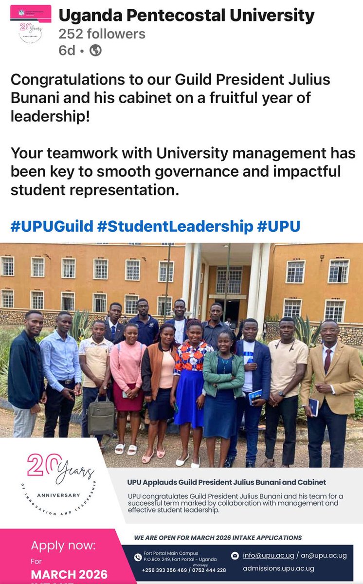 MTioteJoshua's tweet photo. Servant leadership 🙏 @UPU_Uganda  @UPU20thGUILD https://t.co/KMwSJBaCQZ