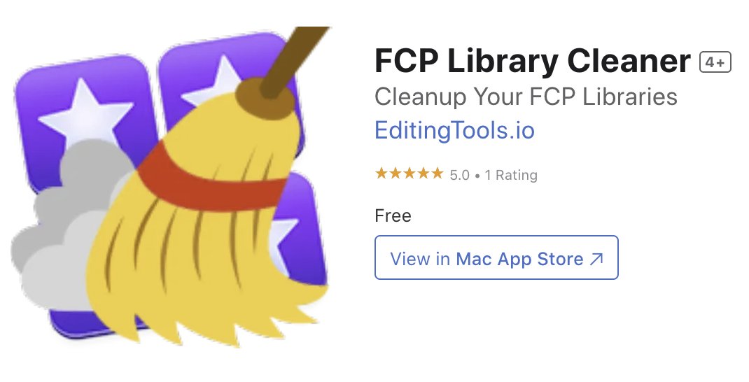 coremeltfx's tweet photo. Want a free Final Cut Pro library manager to help clear up renders, proxys, optimised footage and optical flow files?  We got one for you ! https://t.co/JdBu1DxwO0 https://t.co/jGfacXMk3l