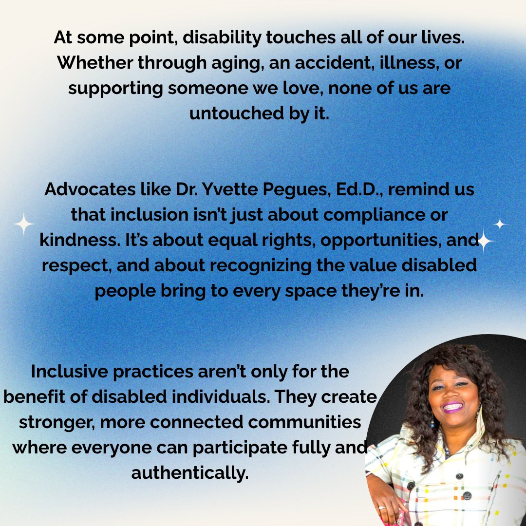 DRArkansas's tweet image. What does inclusion mean to you?

#DisabilityInclusion #AccessibilityForAll #DisabilityRights #EquityAndAccess