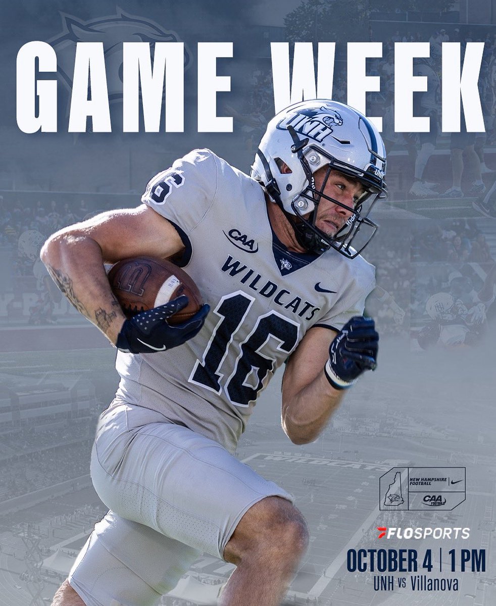 UNH_Football's tweet image. Battle of the Wildcats😼

#CAT2CLU6 #BuiltEachDay