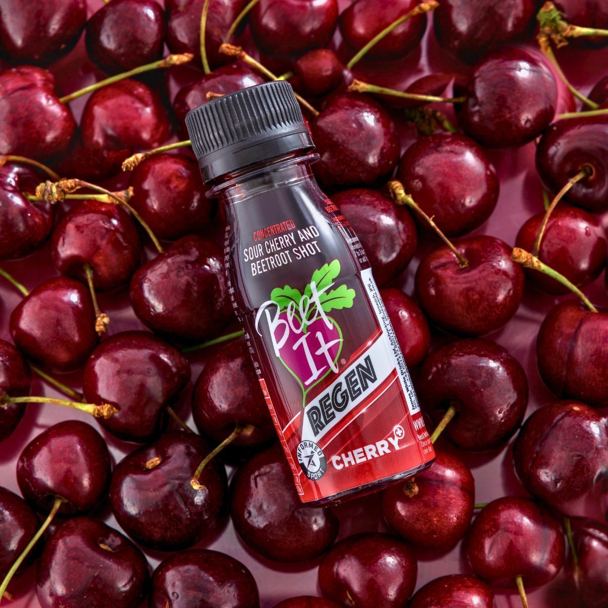 Event season is here 🏁

Recovery is where the real gains are made 💪 Beet It Regen Cherry+ blends 58% sour cherry + 42% beetroot juice in a 70ml shot — supporting recovery when it counts. 🍒 

Informed-Sport certified.