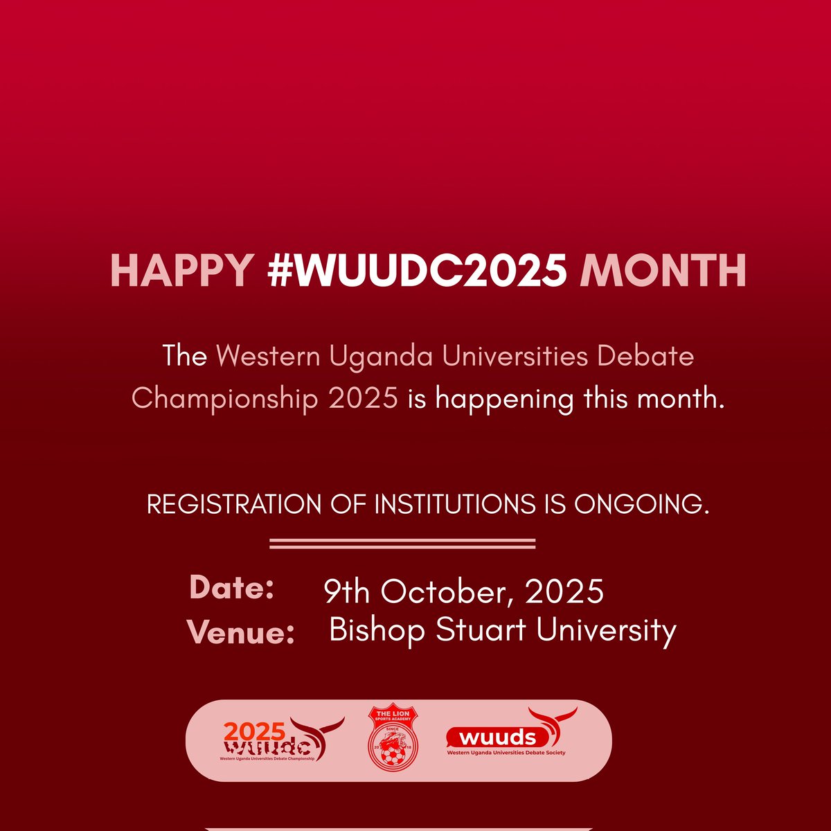 wuuds2025's tweet photo. It's October.
Happy #wuudc2025 month. https://t.co/GwXMNAtwV3