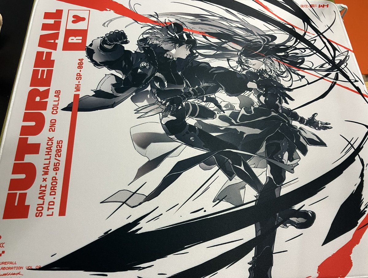 WALLHACK様 @WALLHACK_JP から新作の布マウスパッドを提供して頂きまし