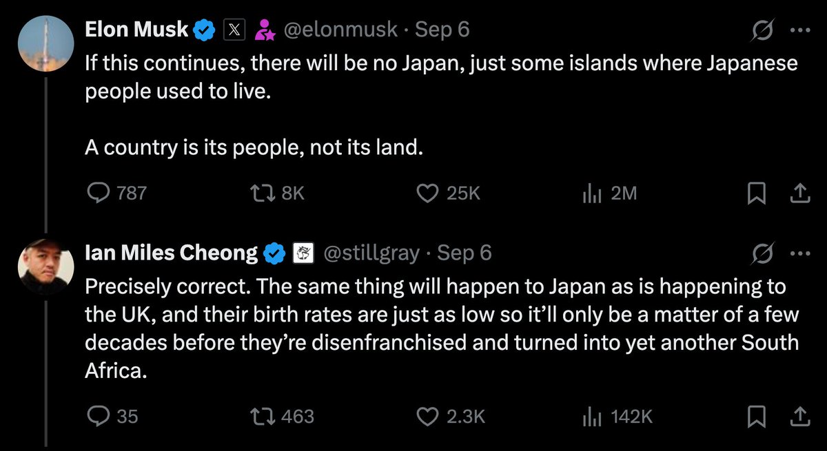 thank you for saying this, South African guy in America importing infinijeets to crumble the tech industry, and of course, mudblood fishmonger who has never stepped foot in America but only tweets about it.