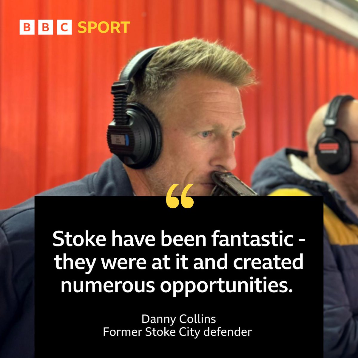 ⚽️ FULL TIME ⚽️ 

🔴 Middlesbrough 0-0 Stoke City🟡⚫️

It finishes goalless at the Riverside... here's what former #SCFC defender Danny Collins <a href="/DC___6/">Danny Collins</a> made of the game ⤵️

📻 Reaction on all frequencies.

#SCFC | #BBCFootball