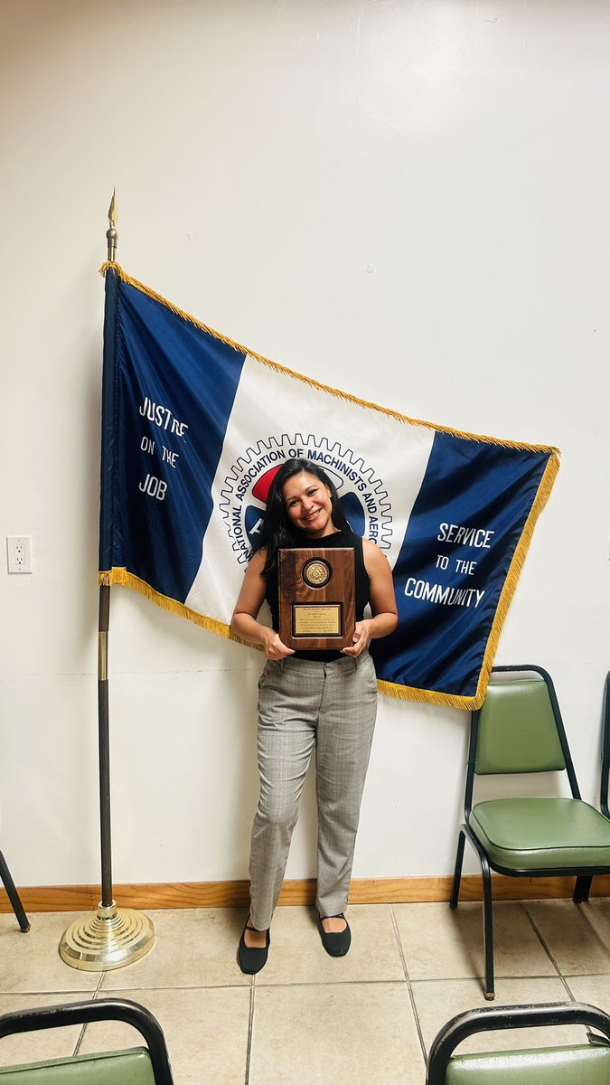 🙌 Our District’s VERY OWN Business Rep Jenifer Marin just received the 2025 Breaking Barriers Award 🏆 at the IAM Human Rights Conference!! 🎉👏

💪 Jenifer has been a POWERHOUSE in the non-profit sector ❤️🔥 

✊ LABOR RIGHTS = HUMAN 👊
#LaborRightsAreHumanRights #Solidarity