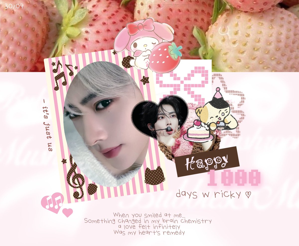 rickyfresas's tweet photo. _1000 days w 沈泉锐 ⭐ 𝄞 ༚˚⣄ 
                 🍓:･❤︎˚ it's just us .. https://t.co/EtO1eOIJ7J