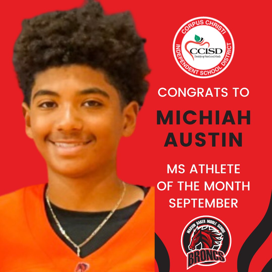 ccisdathletics_'s tweet photo. Michiah has overcome incredible adversity this season, shining as a two-way starter on our 8A football team. His smile, leadership, and competitive drive lift teammates on and off the field. He truly embodies the heart of Baker Football. #AthleteOfTheMonth πβ¨
@BmsCcisd https://t.co/kS86QxmdEs