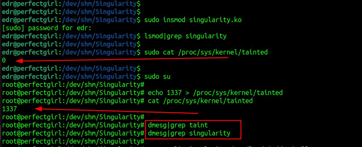 Singularity LKM rootkit now resets tainted when loaded and lets you change the value to reduce behavioral detection, without kernel thread resetting every x seconds.

Src: github.com/MatheuZSecurit…

#linux #rootkits #malware