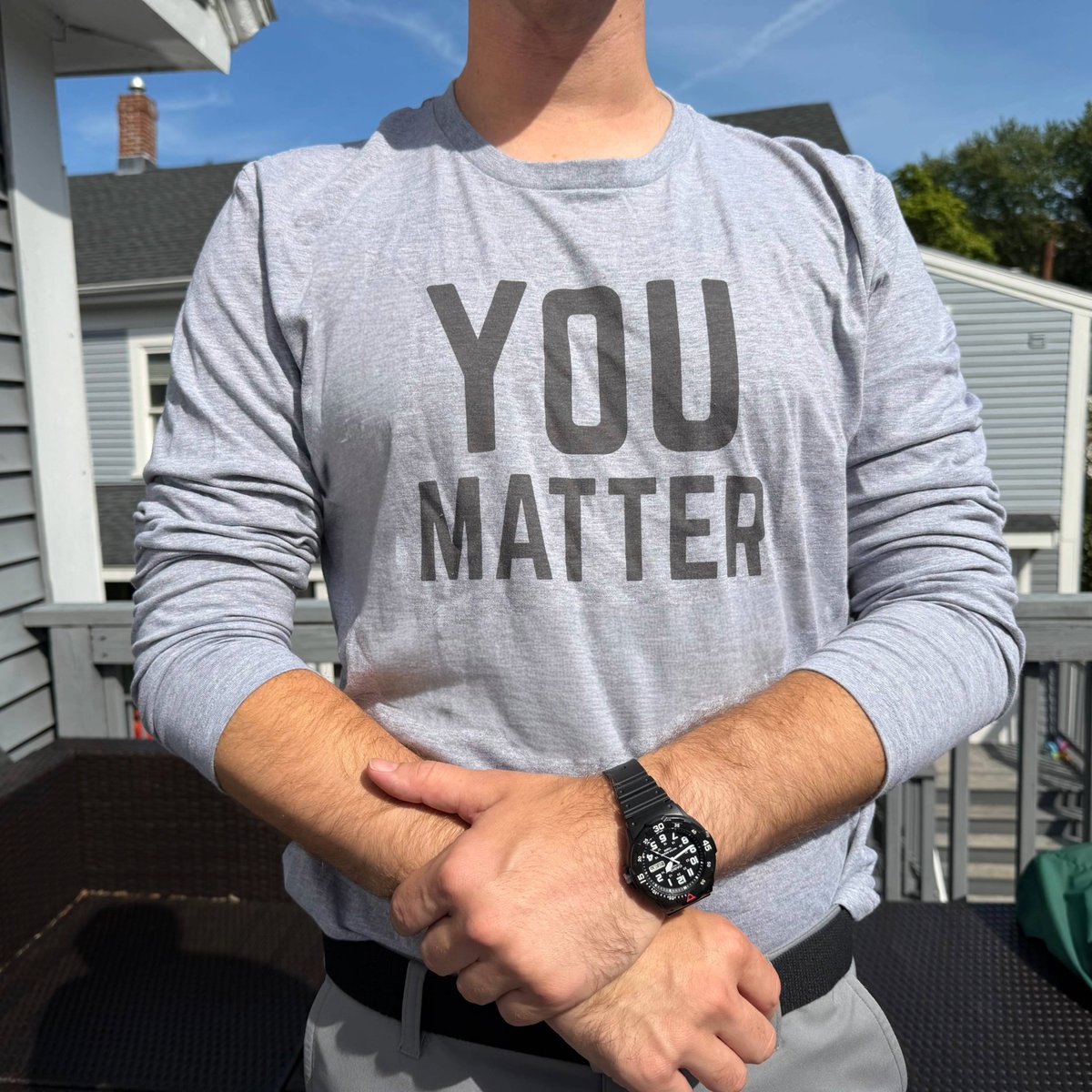 BootCampaign's tweet image. Cooler weather is on the horizon. Stay warm with our new long-sleeve shirt! Proceeds go to helping Veterans. What&apos;s not to love? Shop now at shop.bootcampaign.org