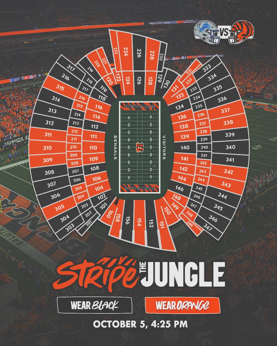 Bengals's tweet image. Putting your fit on the map.