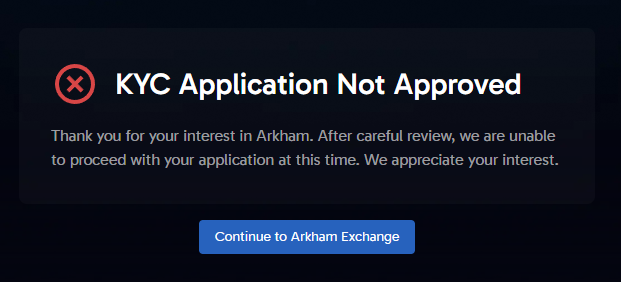 crypto_granny0's tweet photo. 🚨 @ArkhamIntel @arkham @SECGov
My account has been blocked. I can't get my money back. KYC was rejected without reason Support keeps replying that they “cannot disclose the reason” I cannot retry KYC, and my account remains frozen 📷 $1514.17 https://t.co/Gch5deaXMU
