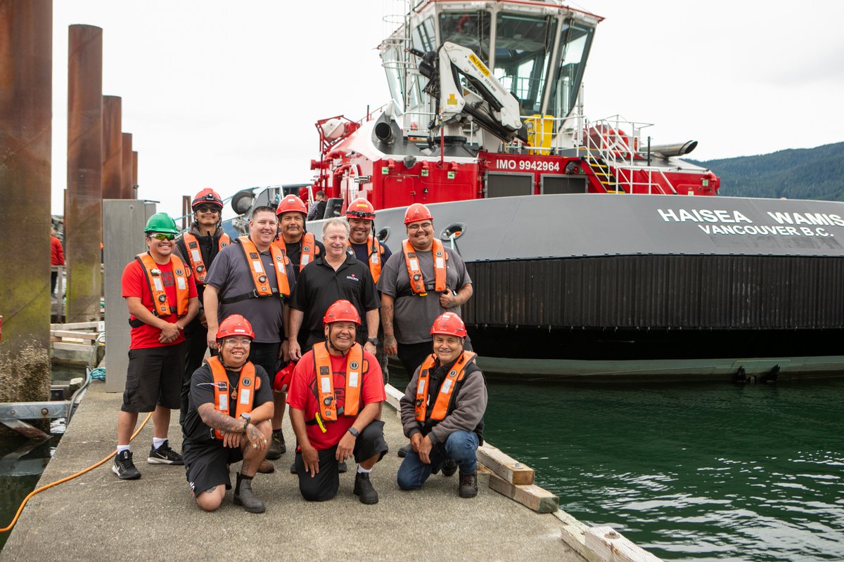 Seaspan's tweet image. On #NDTR, we stand with Indigenous Peoples in support of those impacted by the residential school system &amp;amp; in celebration of traditional cultures. We're committed to building meaningful partnerships that create job opportunities &amp;amp; economic benefits for Indigenous communities.