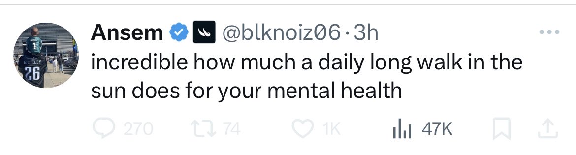 onchainrapist's tweet photo. I am blocked my blkchimp06 but I will say this. you don’t just coincidentally start going on walks.

he is feeling the pressure https://t.co/lQMuyBfLFX