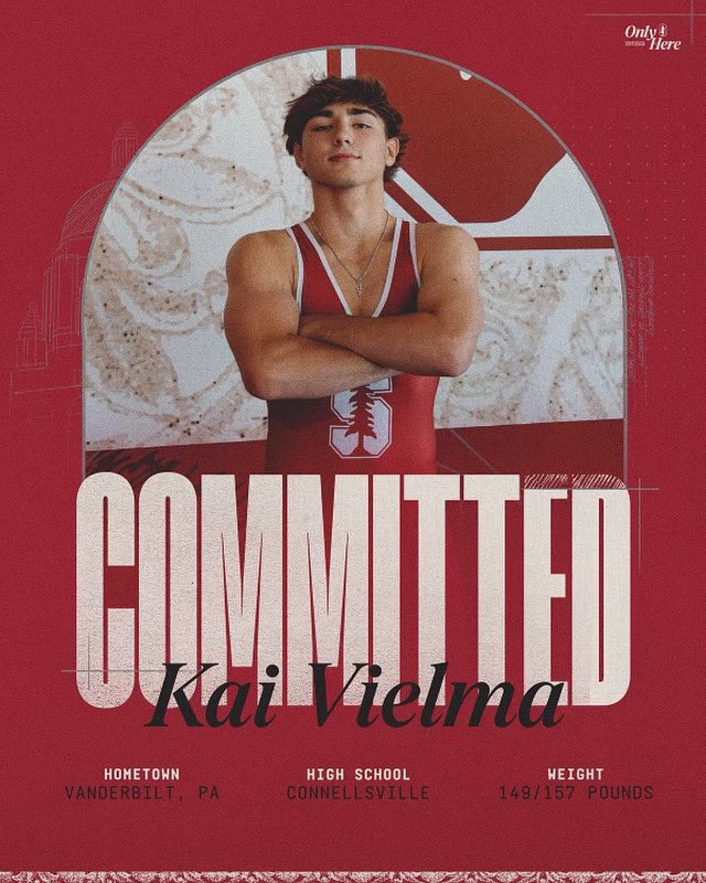 Congratulations to Kai Vielma who has committed to Stanford to continue his academic studies and wrestling career!! CAHS Class of 2027.