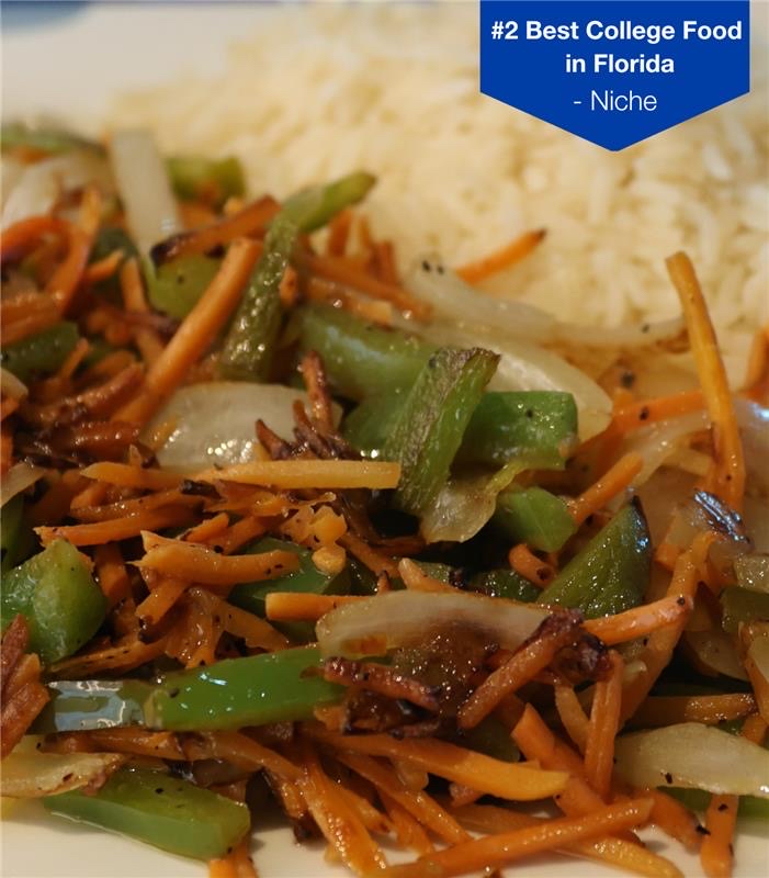 Lynn is ranked #2 in Florida for Best College Food by Niche! Come taste it for yourself on a personalized campus tour. 👉 Schedule your visit today: ow.ly/vWpx50X4ELt #LynnUniversity #CollegeVisit