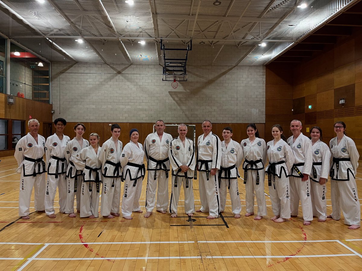 Great to see our weekly black belt class growing stronger.