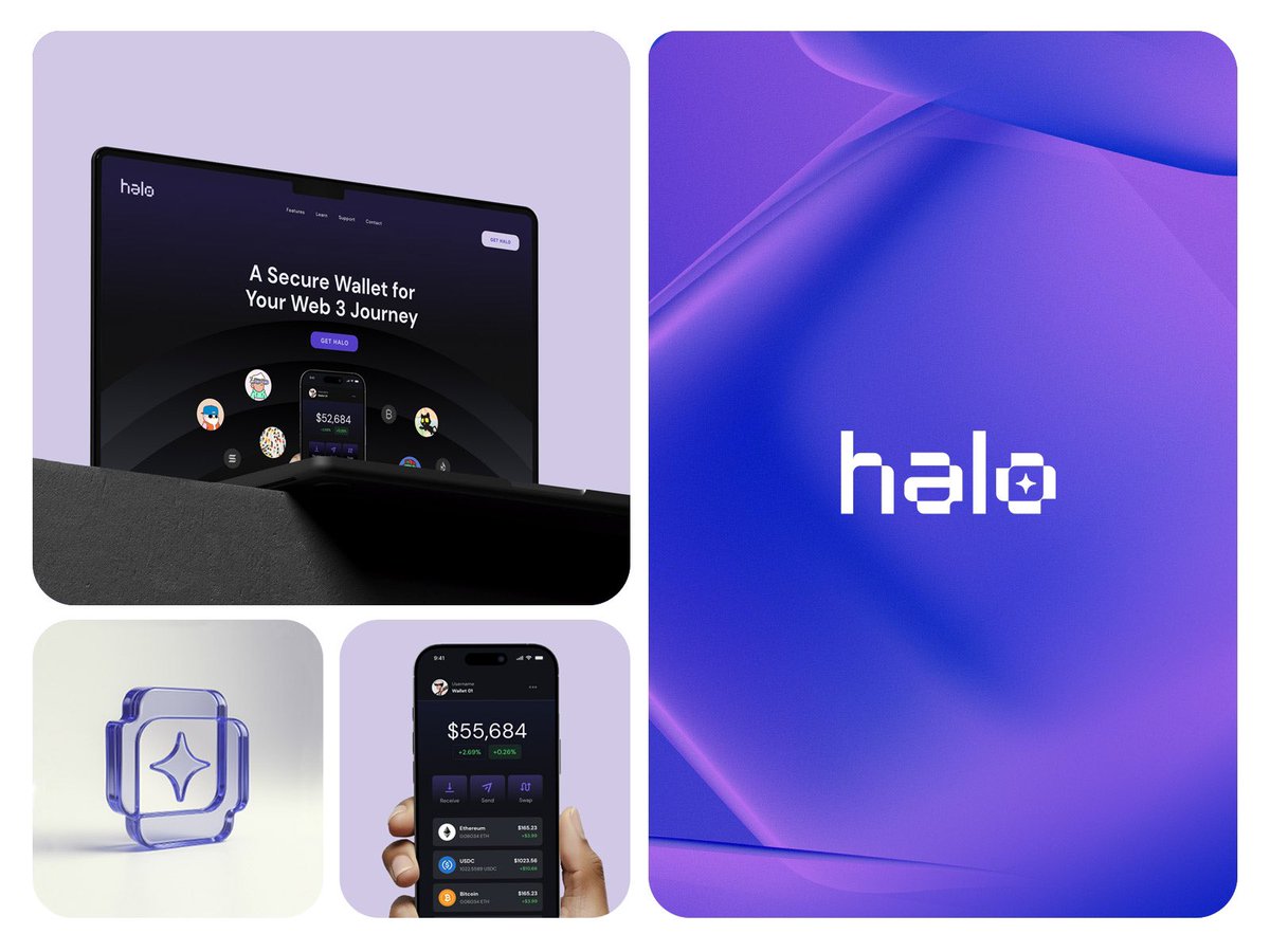 AlphaOneStudio's tweet image. Halo is a new crypto wallet.

For their new brand identity we wanted to create a custom logotype that would be simple yet distinctive, we also wanted a modern icon that would represent the brand in smaller devices.

Need help with your next Web3 or AI project?

👉 Let’s bring…