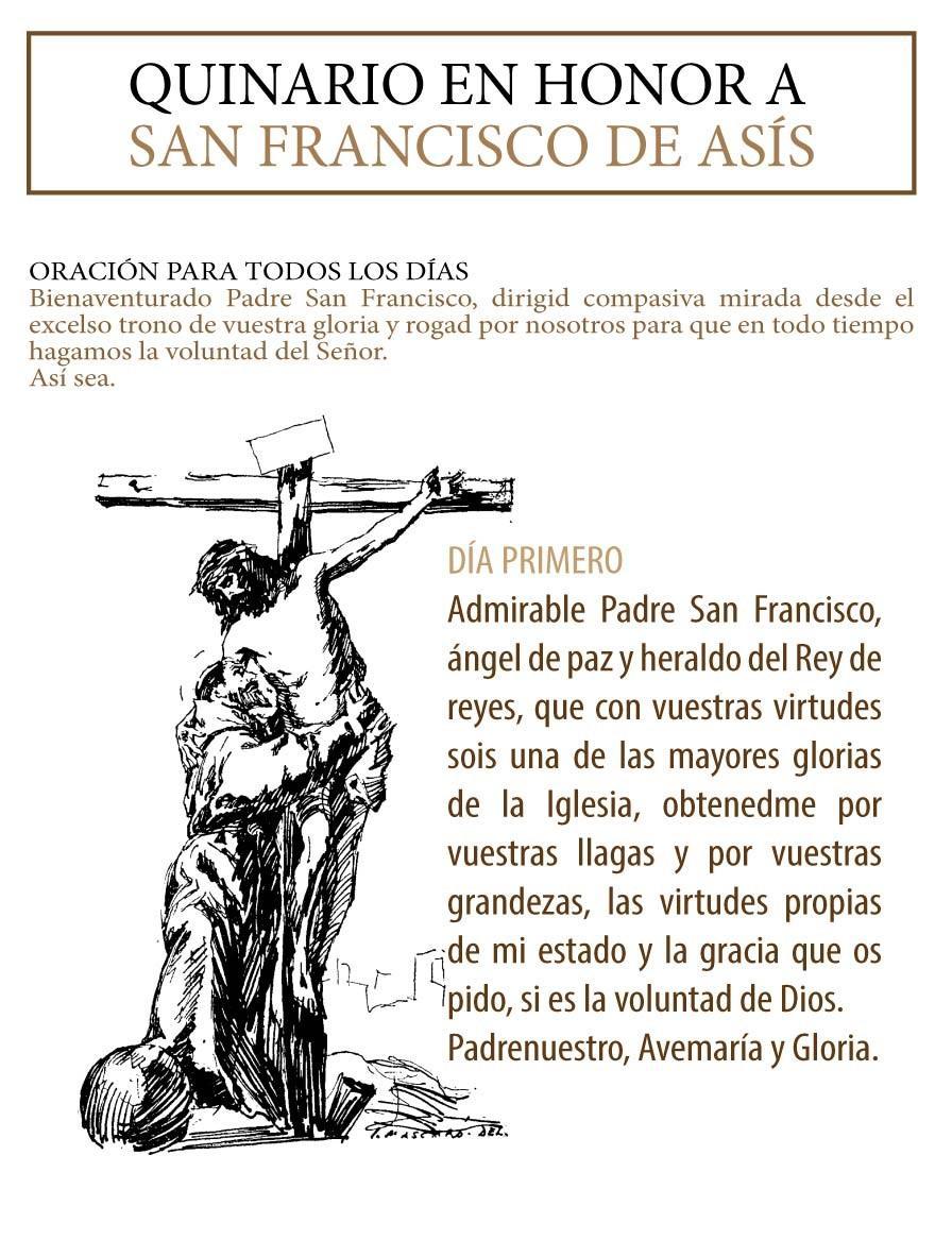 Primer día del Solemne Quinario en honor a Ntro. Seráfico Padre #SanFranciscoDeAsís. La Solemne Eucaristía ha estado presidida por Fray Javier Gómez Cediel (OFM). #Ávila #FamiliaFranciscana #SomosFranciscanos 
📷 3 (Autor desconocido)