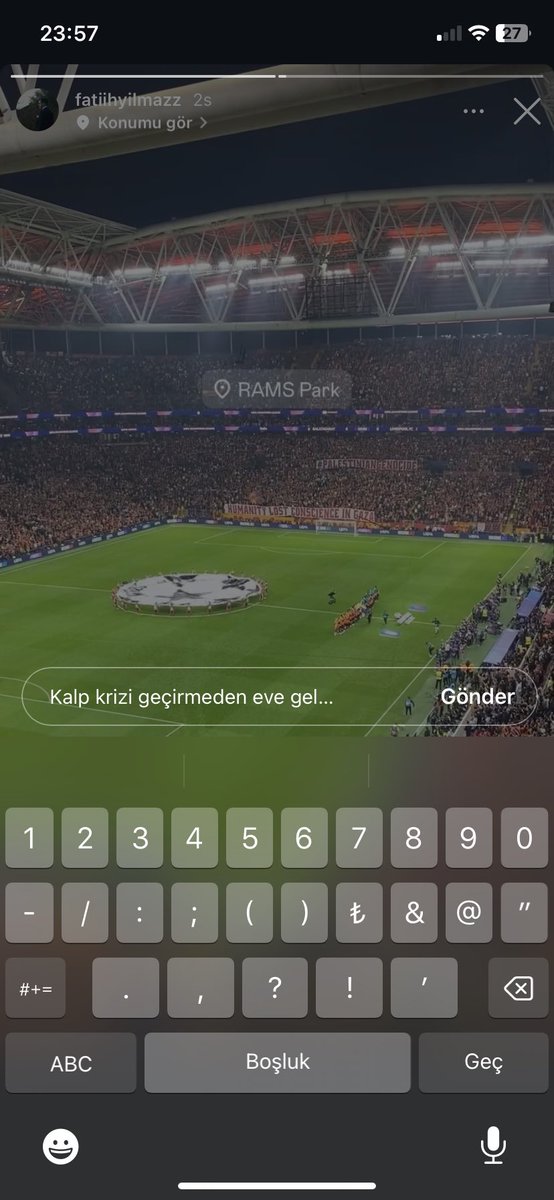 Kocamı sağ salim eve geri gönderebilir misiniz sevgili <a href="/GalatasaraySK/">Galatasaray SK</a> 👉🏻👈🏻